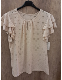 Drapp színű madeira mintás felső