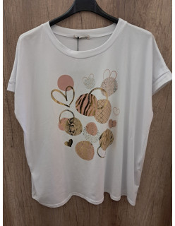 Póló barack gömbök Plus size 2