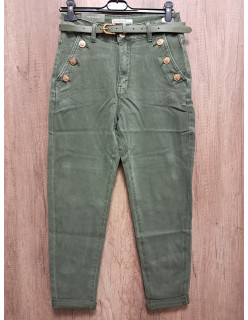 Mom-fit zöld farmer gombos zsebbel