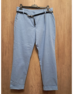 Vízkék sztreccs nadrág Plus size 2