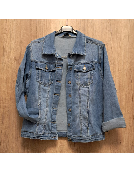 Farmerkabát kék Plus size