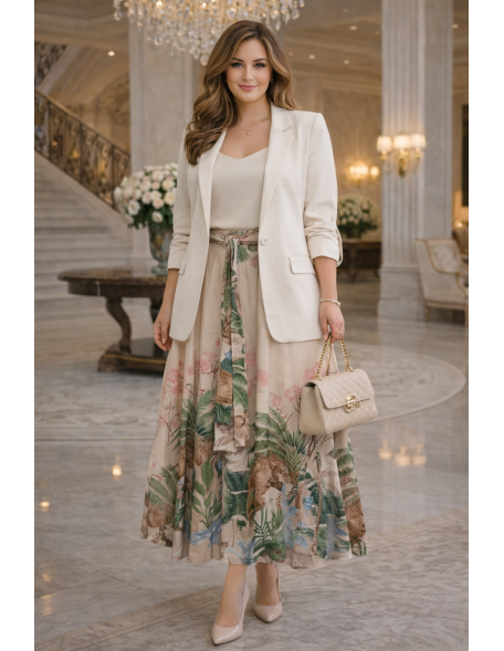 Szafari mintás szoknya