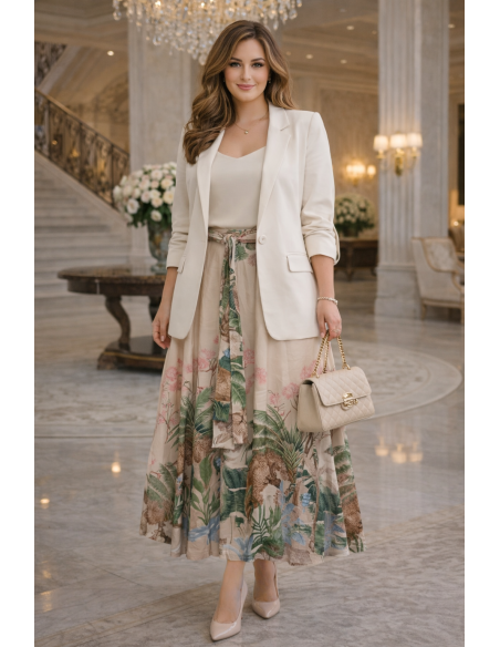 Szafari mintás szoknya